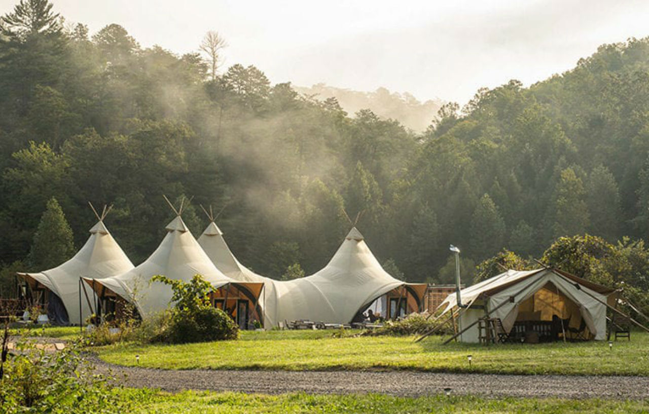 Under Canvas Great Smoky Mountains Hotel Pigeon Forge Luaran gambar